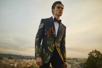 Mathias LeFevre in black tie