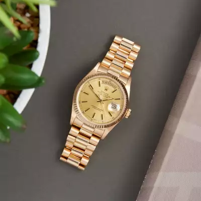 Rolex 36mm Day-Date Yellow and White Gold ref. 18038, 18039, 18238 and ref. 18239
