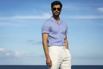 Stenstroms slimline linen resort collar short-sleeve shirt at &pound;129