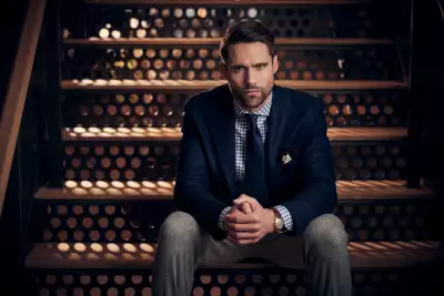 STENSTR&Ouml;MS Slimline shirt in gingham checked blue, &pound;149