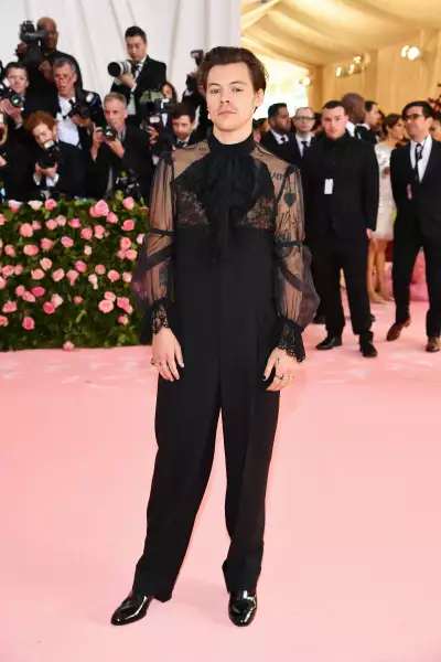 Harry Styles at the Met Gala, May 2019