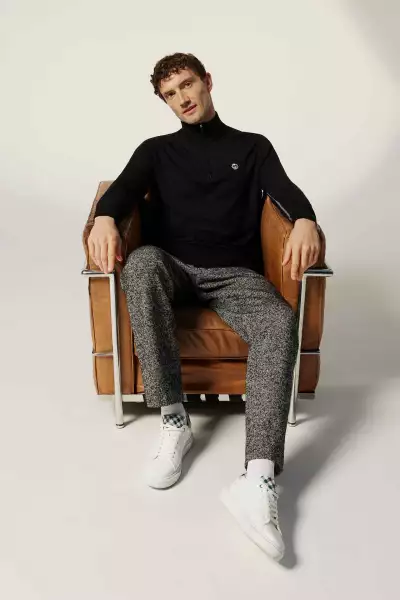 Ted Baker Tooting Merino Wool Half Zip Top &pound;100