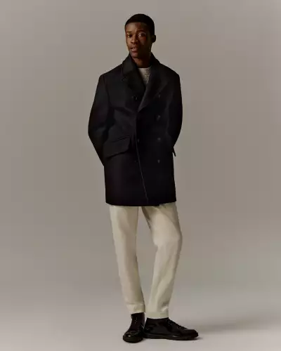 Ted Baker Flasby Wool Blend Pea Coat, &pound;295