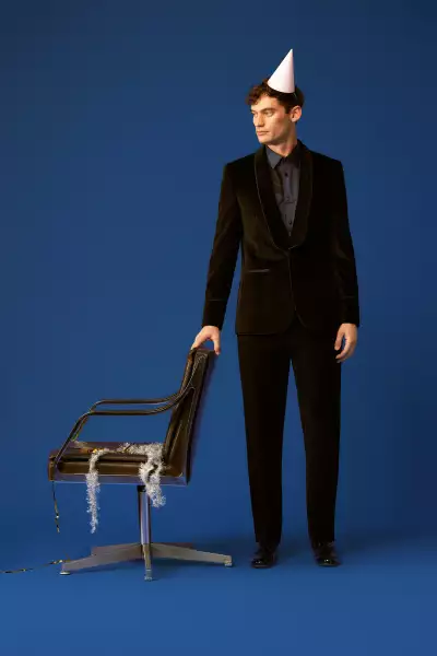 Ted Baker Iwade velvet dinner jacket, £325 Ted Baker Iwade velvet dinner jacket, £325