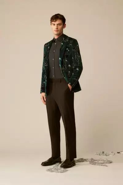 Ted Baker printed velvet blazer Ted Baker printed velvet blazer
