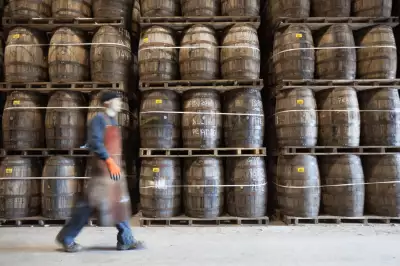 Whisky barrels at Glen Moray Whisky barrels at Glen Moray