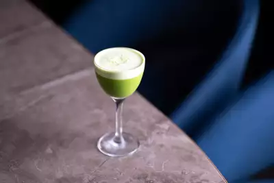 Cocktail at Kitchen Table