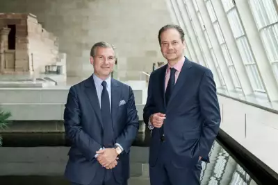 Vacheron Constantin CEO Louis Ferla with Max Hollein, Managing Director of Metropolitan Museum of Art