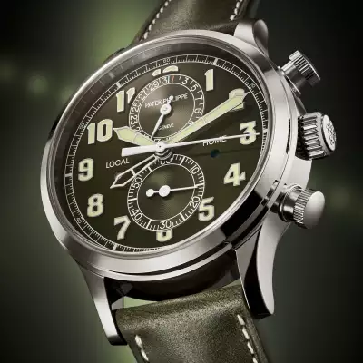 Patek Philippe Calatrava Pilot Travel Time Chronograph 5924G