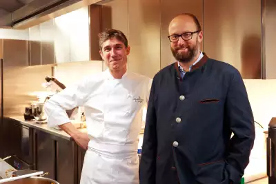 Chef Christophe Pel&eacute; and HRH Prince Robert of Luxembourg