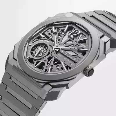 Bulgari Octo Finissimo Skeleton 8 Days in titanium