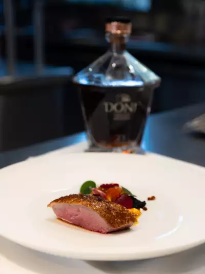 Aged duck and The Donn Aged duck and The Donn
