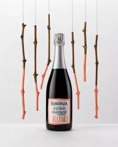 LOUIS ROEDERER ET PHILIPPE STARCK BRUT NATURE ROS&Eacute; 2012