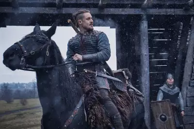 Alexander Dreymon as Uhtred in The Last Kingdom