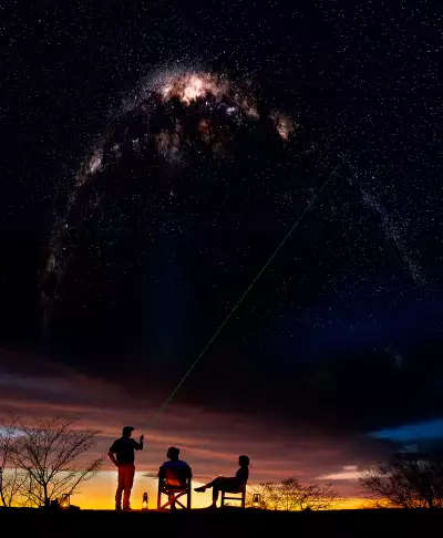 Stargazing at Tswalu game reserve, southern Kalahari, South Africa
