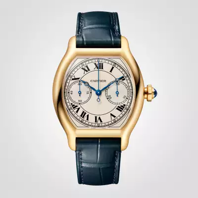 Cartier Tortue Monopoussoir Chronograph