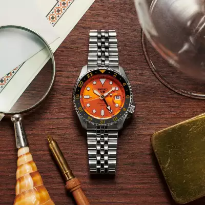 Seiko Seiko 5 Sports &lsquo;Mikan Orange&rsquo; GMT SKX Re-Interpretation