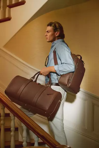 Aspinal of London Boston Duffle Travel Bag Aspinal of London Boston Duffle Travel Bag