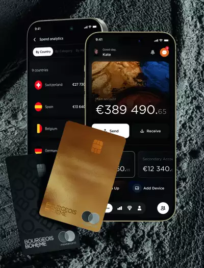 Bourgeois Bohème cards and app interface Bourgeois Bohème cards and app interface