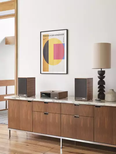 Ruark R610 Music Console and Sabre-R Bookshelf Speakers. Ruark R610 Music Console and Sabre-R Bookshelf Speakers.