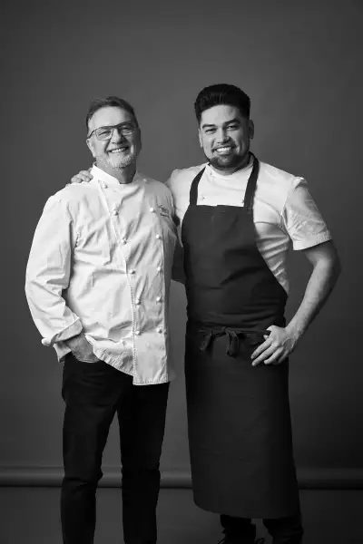 Raymond Blanc and Luke Selby Raymond Blanc and Luke Selby