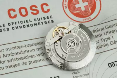 Chronometer-certified version of the Soprod Newton Precision P09 watch movement