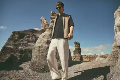 Model wears Pal Zileri Be Effortless collection