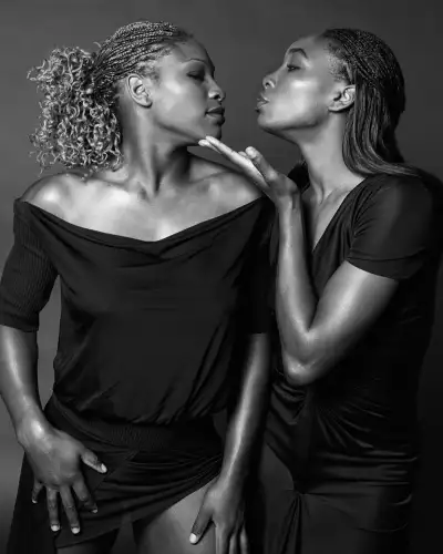 Serena and Venus Williams, New York City, 2000
