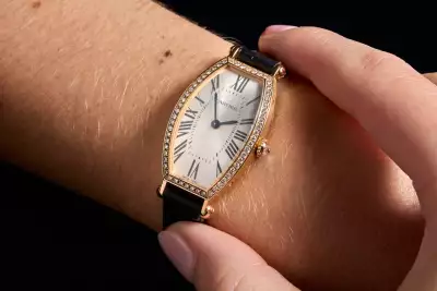 A Cartier Tonneau offered in the September auction at &pound;7,000 - &pound;9,000