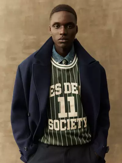 Model wears Les Deux