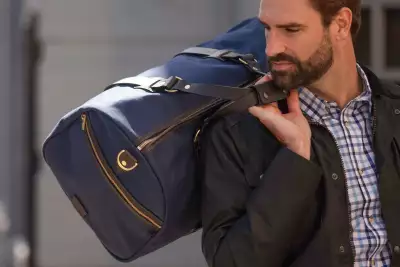 Croots Dalby canvas duffle holdall, &pound;499, crootsengland.co.uk