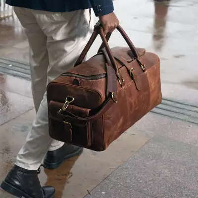 Hendrix Duffle by Dötch Leather Hendrix Duffle by Dötch Leather