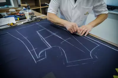 Rubinacci tailor at work