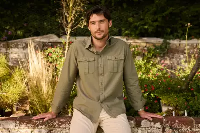 Model wears Sch&ouml;ffel Country shirt