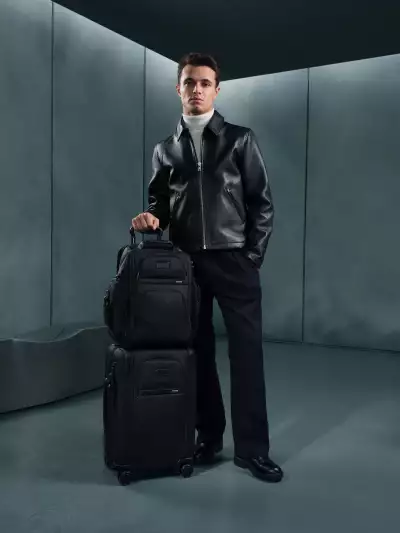 Lando Norris and the TUMI Alpha collection
