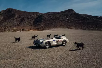 The Holy goat: The Mercedes-Benz W196S 300 SLR was never beaten in a race it finished during its short, dominant 1955 season, securing the 1955 World Sportscar Championship for Mercedes-Benz.