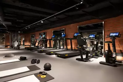 The gym at the Conrad Hamburg