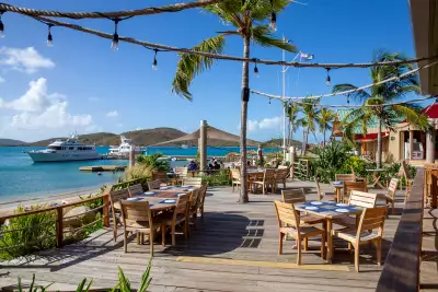 Bitter End Yacht Club restaurant in Virgin Gorda