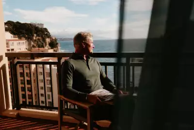 David Coultard wears silk-cashmere polo shirt. David Coultard wears silk-cashmere polo shirt.