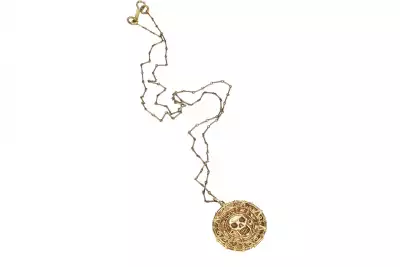 Will Turner&rsquo;s (Orlando Bloom) bloodied cursed Aztec medallion necklace from Pirates of the Caribbean: The Curse of the Black Pearl