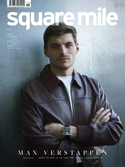 Max Verstappen on the cover of Square Mile magazine Max Verstappen on the cover of Square Mile magazine
