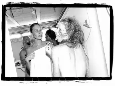 Backstage at Manumission Backstage at Manumission