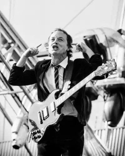 AC/DC&rsquo;s lead guitarist Angus Young