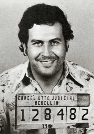 Pablo Escobar's 1977 mugshot