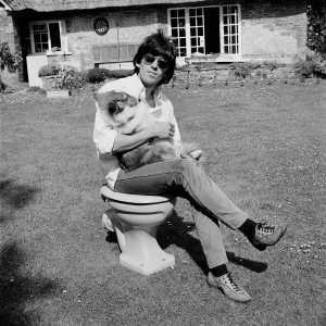 Keith Richards at home in Redlands, East Sussex