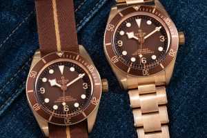 Tudor Black Bay Fifty-Eight Bronze, brown NATO strap, new Tudor watch 2021