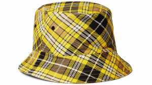 BURBERRY – Reversible Checked Wool-Blend Twill Bucket Hat
