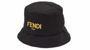 FENDI Logo-Embroidered Cotton-Canvas Bucket Hat