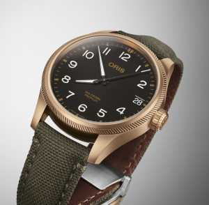 The Oris Big Crown ProPilot Big Date recast in bronze, with black dial