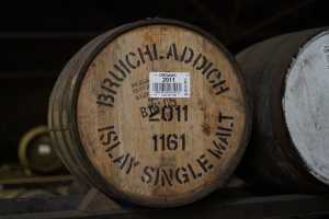Bruichladdich - Mature cask of 2011 organic Bruichladdich single malt Scotch whisky